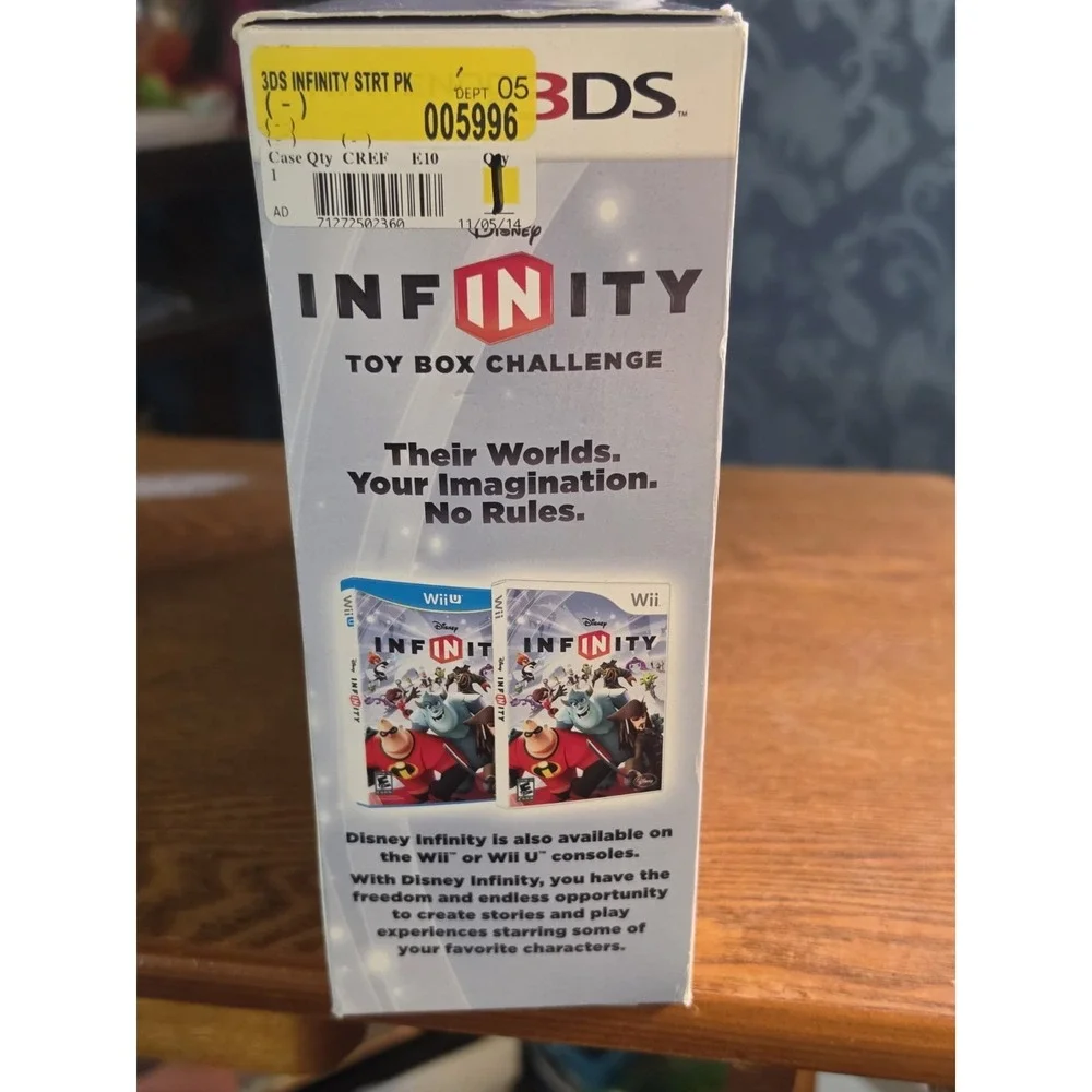 NEW Disney Infinity‎ Nintendo 3DS Toy Box Challenge Video Game Starter Pack 3DS